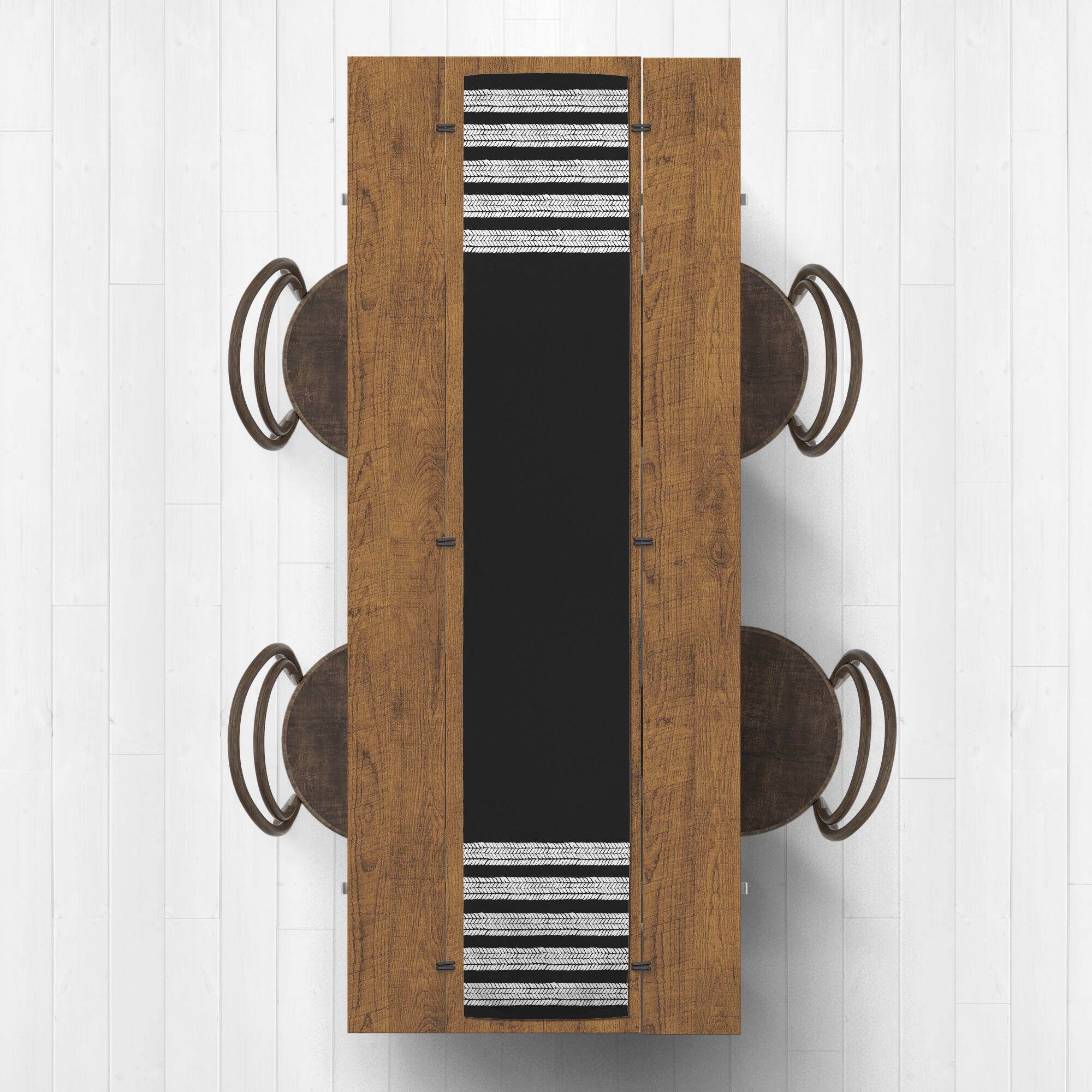 Petal Stripes Indoor/Outdoor Table Runner